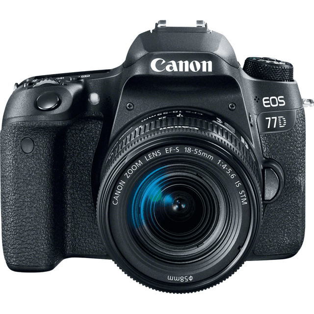 CANON EOS 77D with 18-55mm