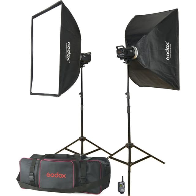 Godox MS200-F Double Strobe Studio Light Kit